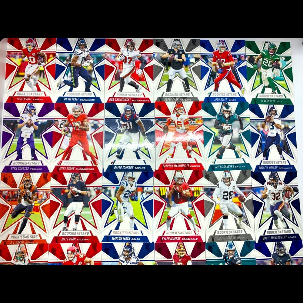 2020 PANINI PRIZM ROOKIES & STARS FOOTBALL CARDS